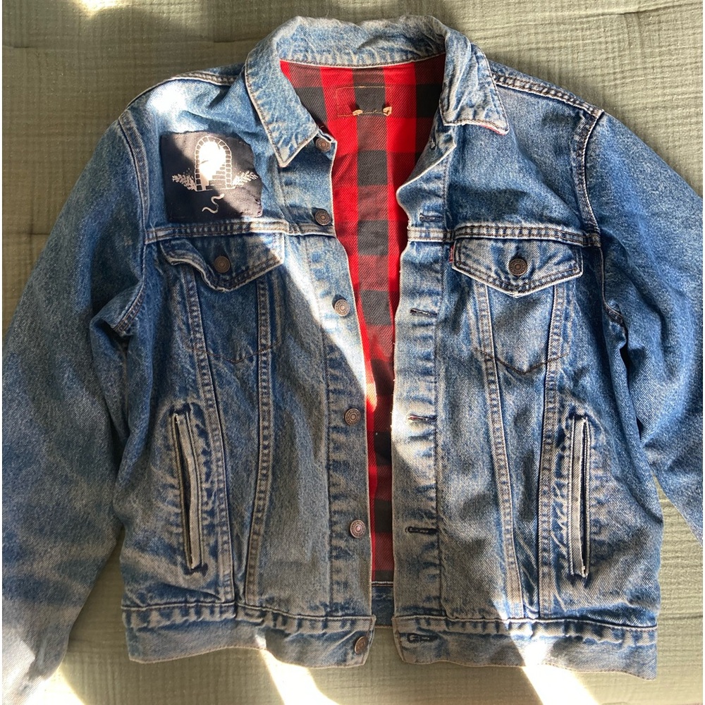 Levi Flannel Lined Denim Jacket
